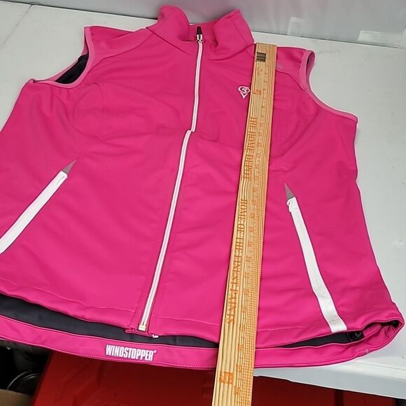 Galvin Green Vest Womens Large Pink Full Zip Golf Performance Lightweight D0001 - Picture 7 of 7